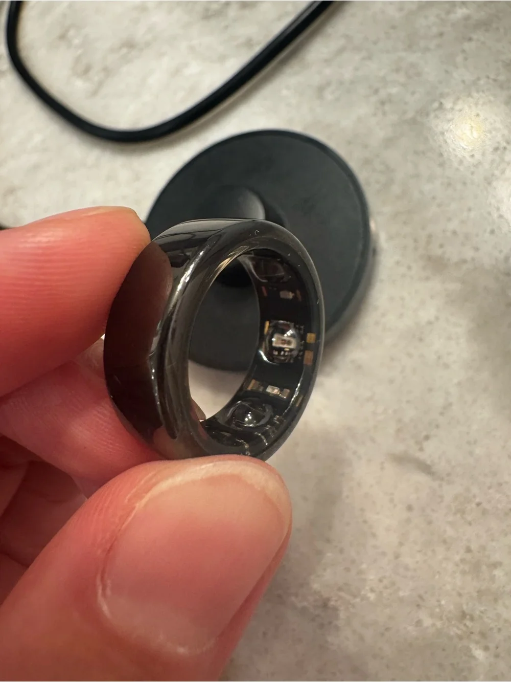 Oura Gen3 Black Smart Ring size 7